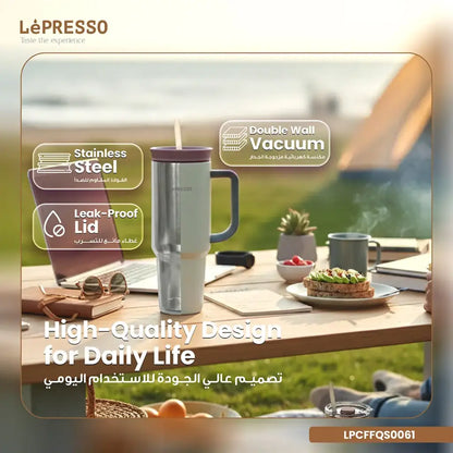 LePresso QuirkSip Insulated Tumbler with Double Wall Vacuum