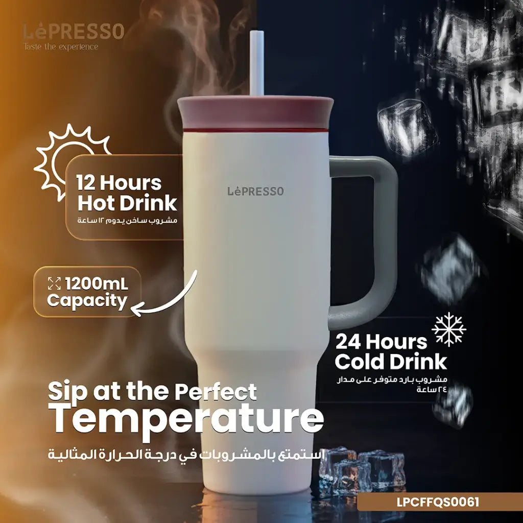 LePresso QuirkSip Insulated Tumbler with Double Wall Vacuum