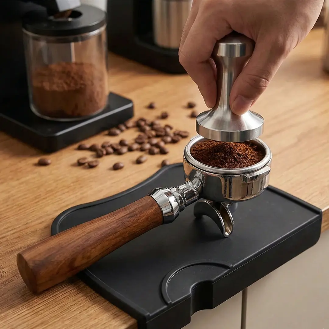 Lepresso 51mm Bottomless Portafilter - Brown