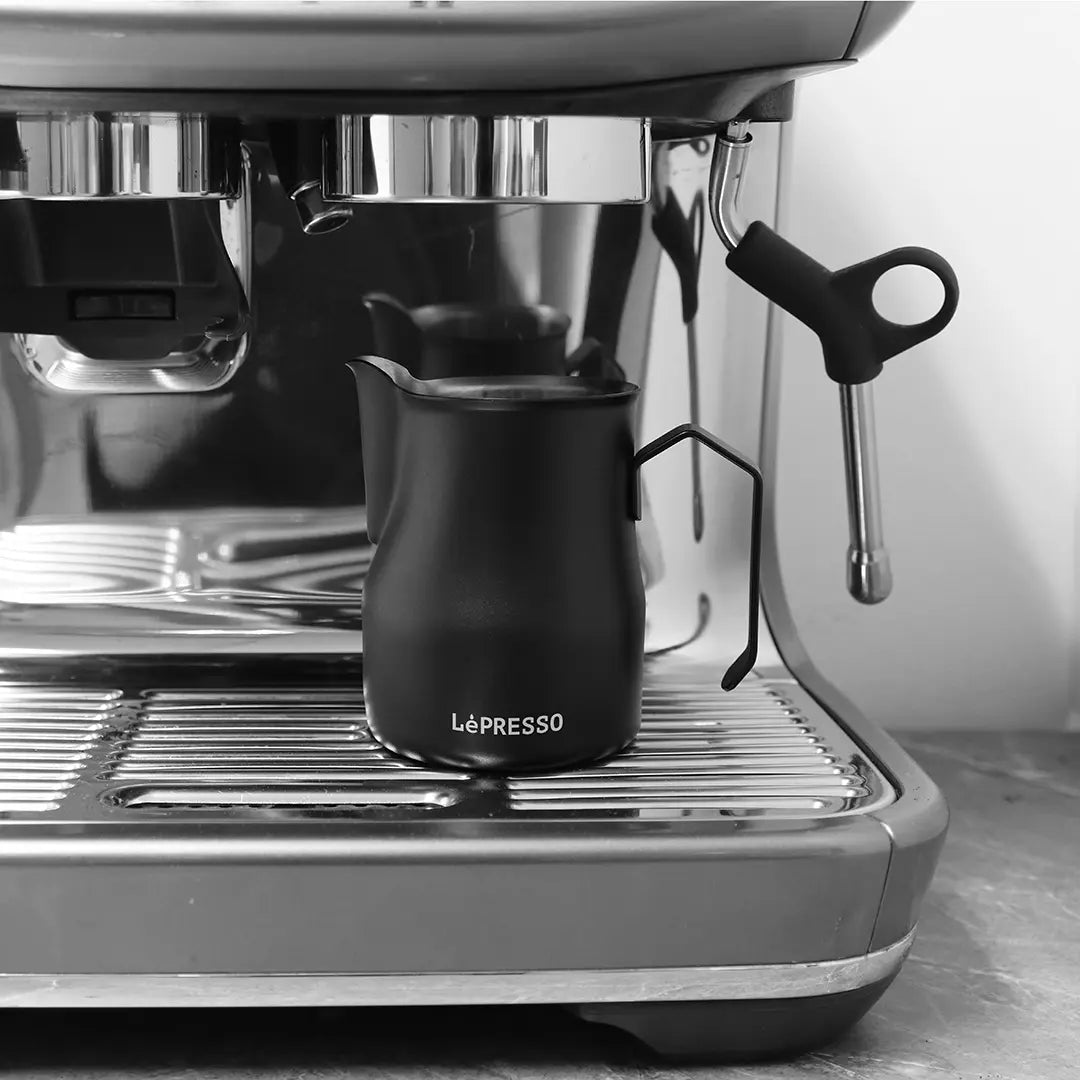 Lepresso Milk Frothing Pitcher - Black