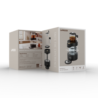 Lepresso Teavelli 3.0L + 1.0L Tea Brewer - Black