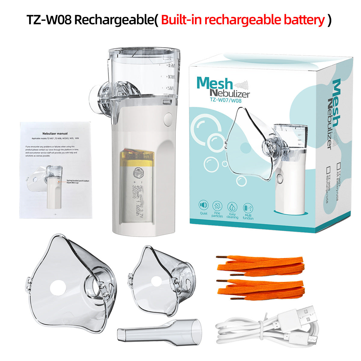 Mesh nebulizer handheld micro-grid sprayer TZ-W08