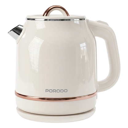 Porodo Lifestyle Ketto 1.2L Automatic Electric Kettle with Boil Dry Protection - Beige