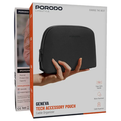 Porodo Lifestyle Geneva Tech Accessory Pouch