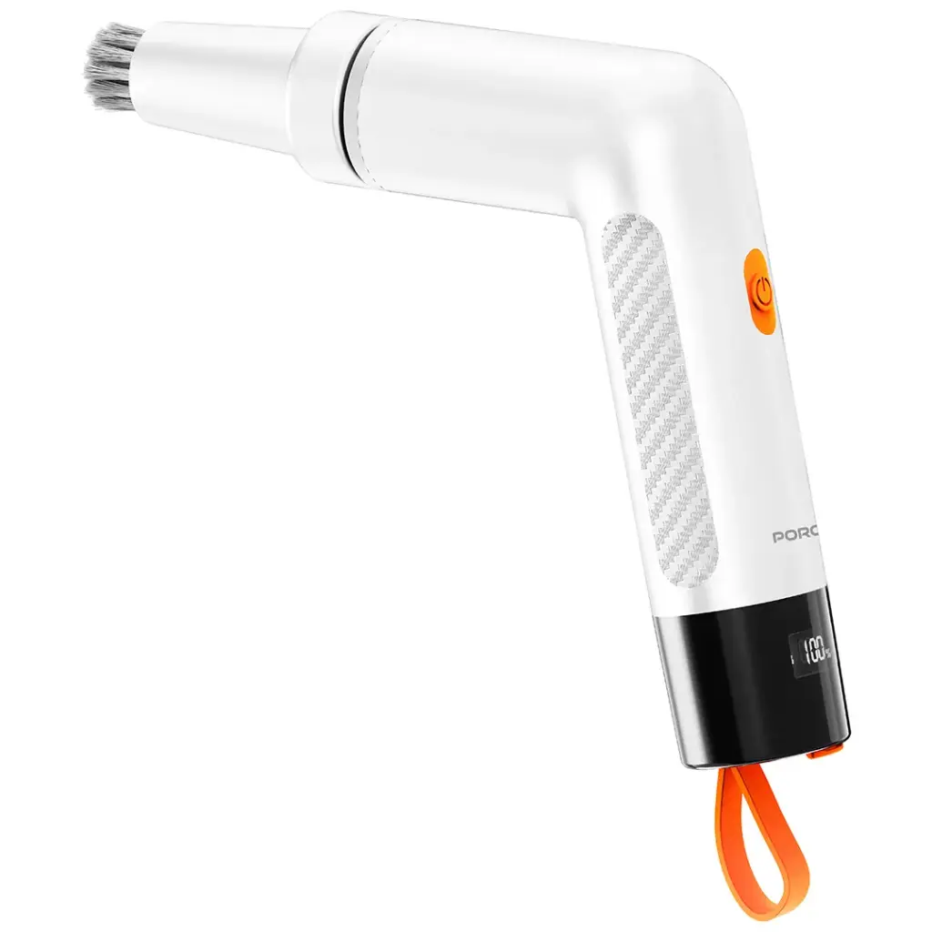 Porodo Lifestyle MiniSpin Electric Cleaning Brush - White