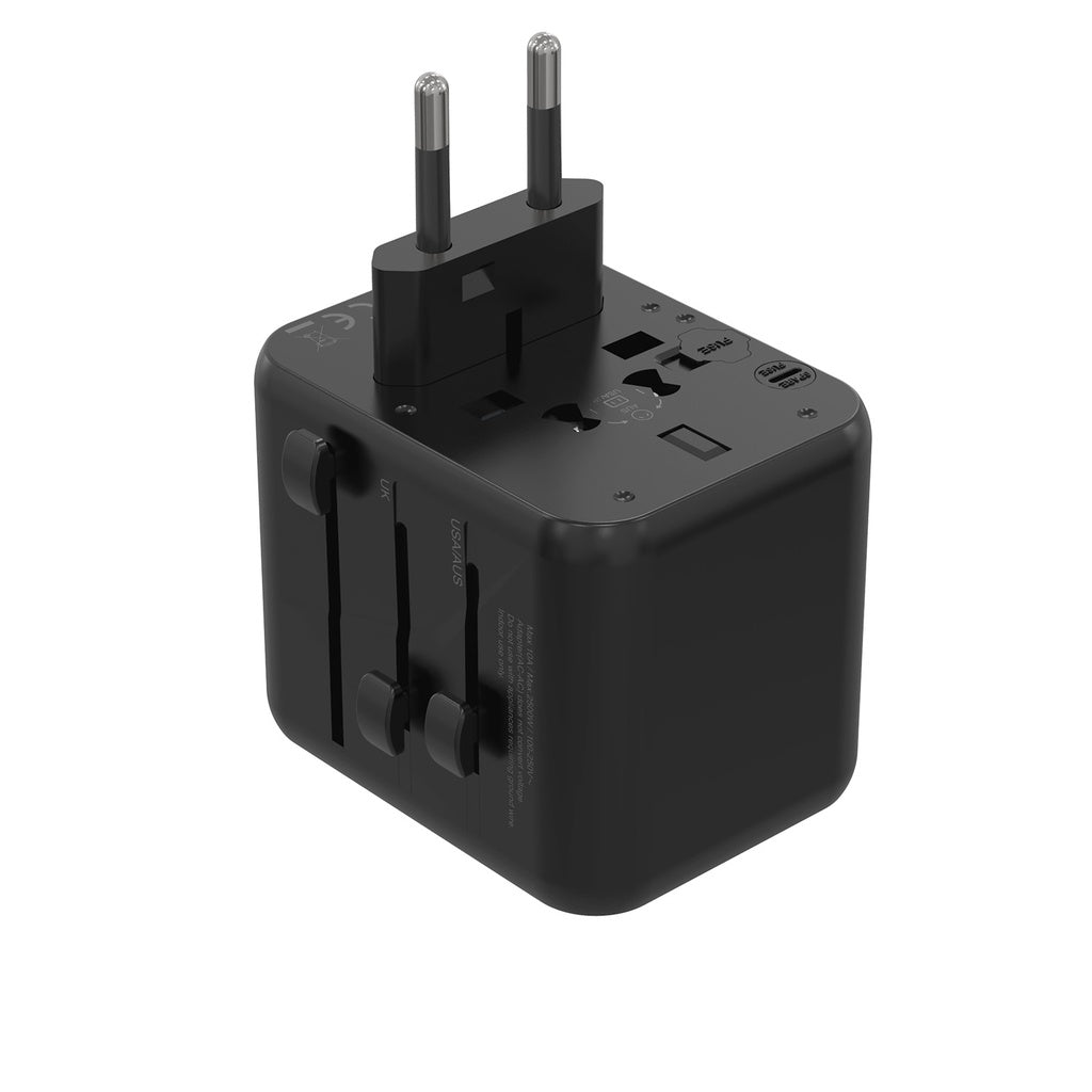 بورودو محول السفر العالمي المزدوج USB-A 2.4A