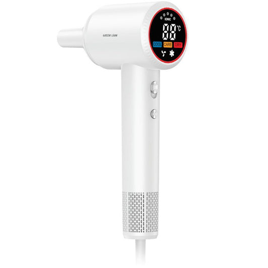 Green Lion LUXAIR Hair Dryer with Display 1600W - White