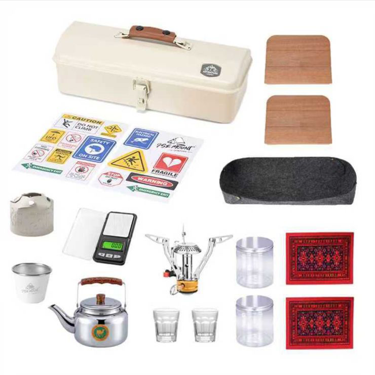 Tea Set Picnic Box - صندوق عزبة طقم شاي