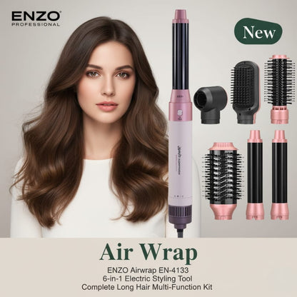 ENZO 6-in-1 Electric Hair Styling Tool 1500W