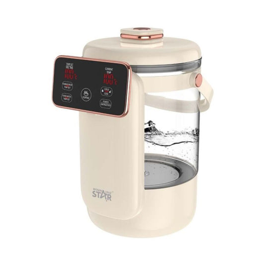Winning Star Electric Water Heater Portable Led Screen Water Boiler 1350W 2.5L