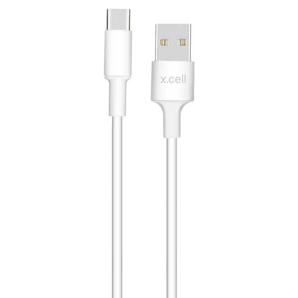 X.Cell USB A to Type C 1.5 Meter White Color Charging Cable