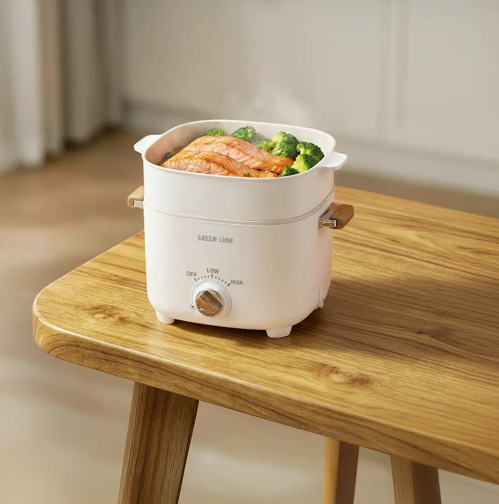 Green Lion Multi-Pot Electric Cooker - White