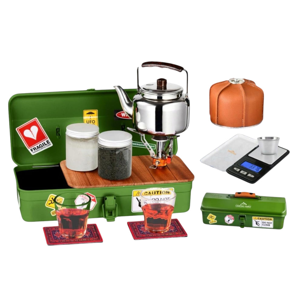 Tea Set Picnic Box - صندوق عزبة طقم شاي