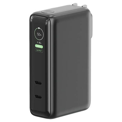 Green Lion Energix Power Bank & Charger - Black